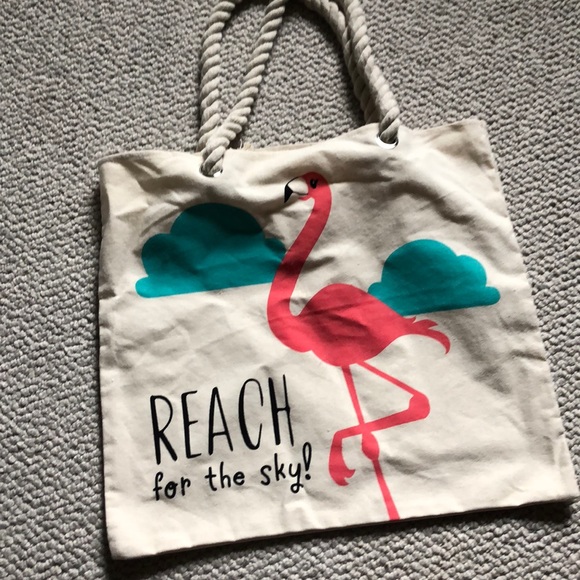 ‘Reach for the Sky!’ Flamingo bag - Picture 1 of 4